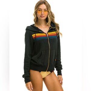 Aviator Nation 5 Stripe Hoodie